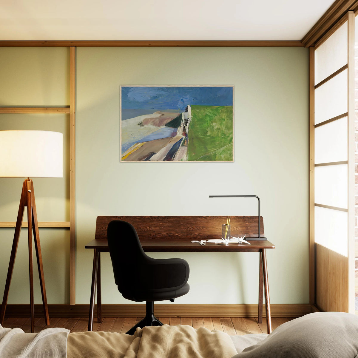 Seawall Framed Poster | Richard Diebenkorn Framed Prints Wall Art | Richard Diebenkorn Shop