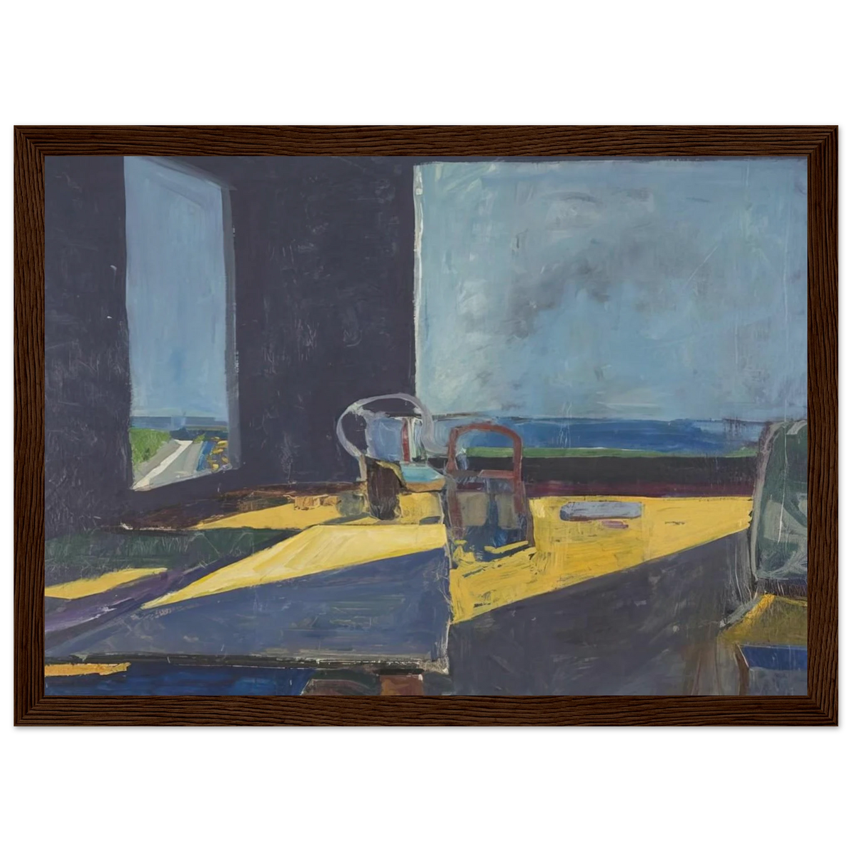 Interior with View of the Ocean Framed Poster | Richard Diebenkorn Framed Prints Wall Art | Richard Diebenkorn Shop