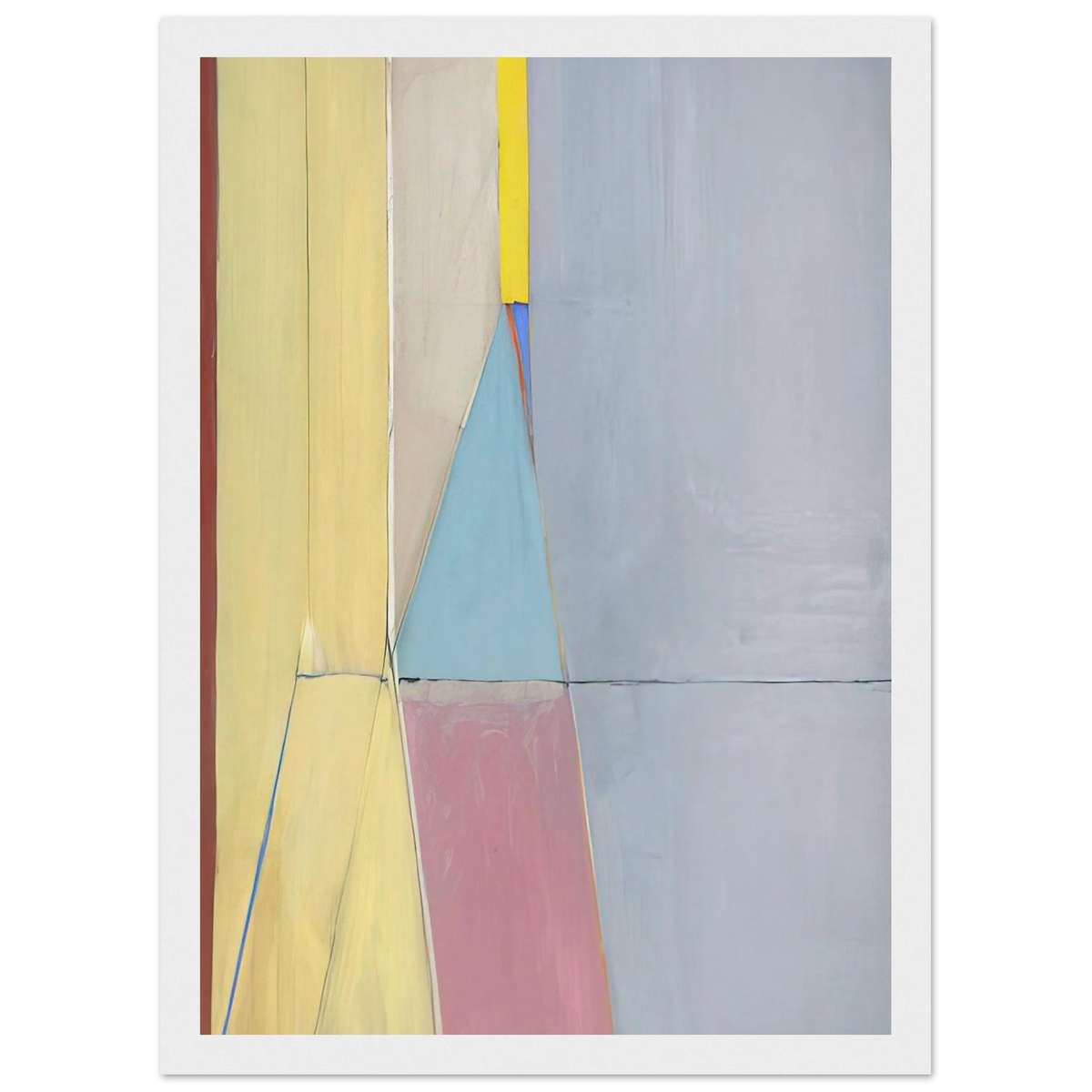 Ocean Park #21 Framed Poster | Richard Diebenkorn Framed Prints Wall Art | Richard Diebenkorn Shop
