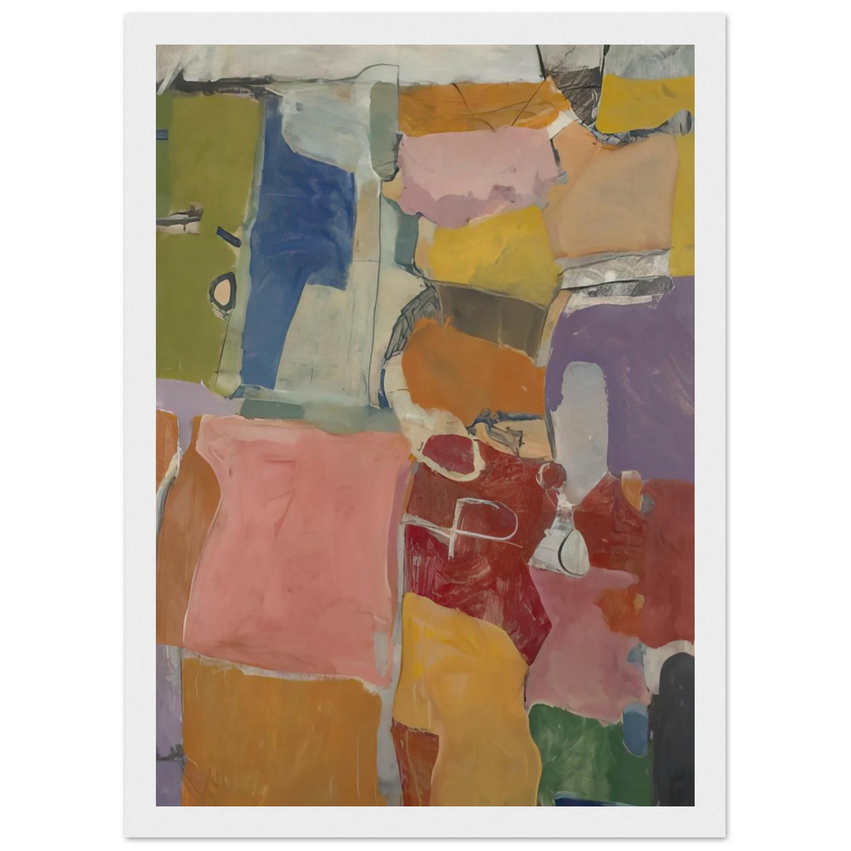 Urbana Framed Poster | Richard Diebenkorn Framed Prints Wall Art | Richard Diebenkorn Shop