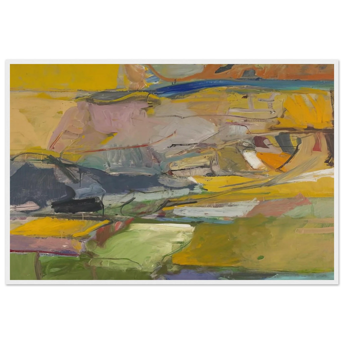 Berkeley #57 Framed Poster | Richard Diebenkorn Framed Prints Wall Art | Richard Diebenkorn Shop