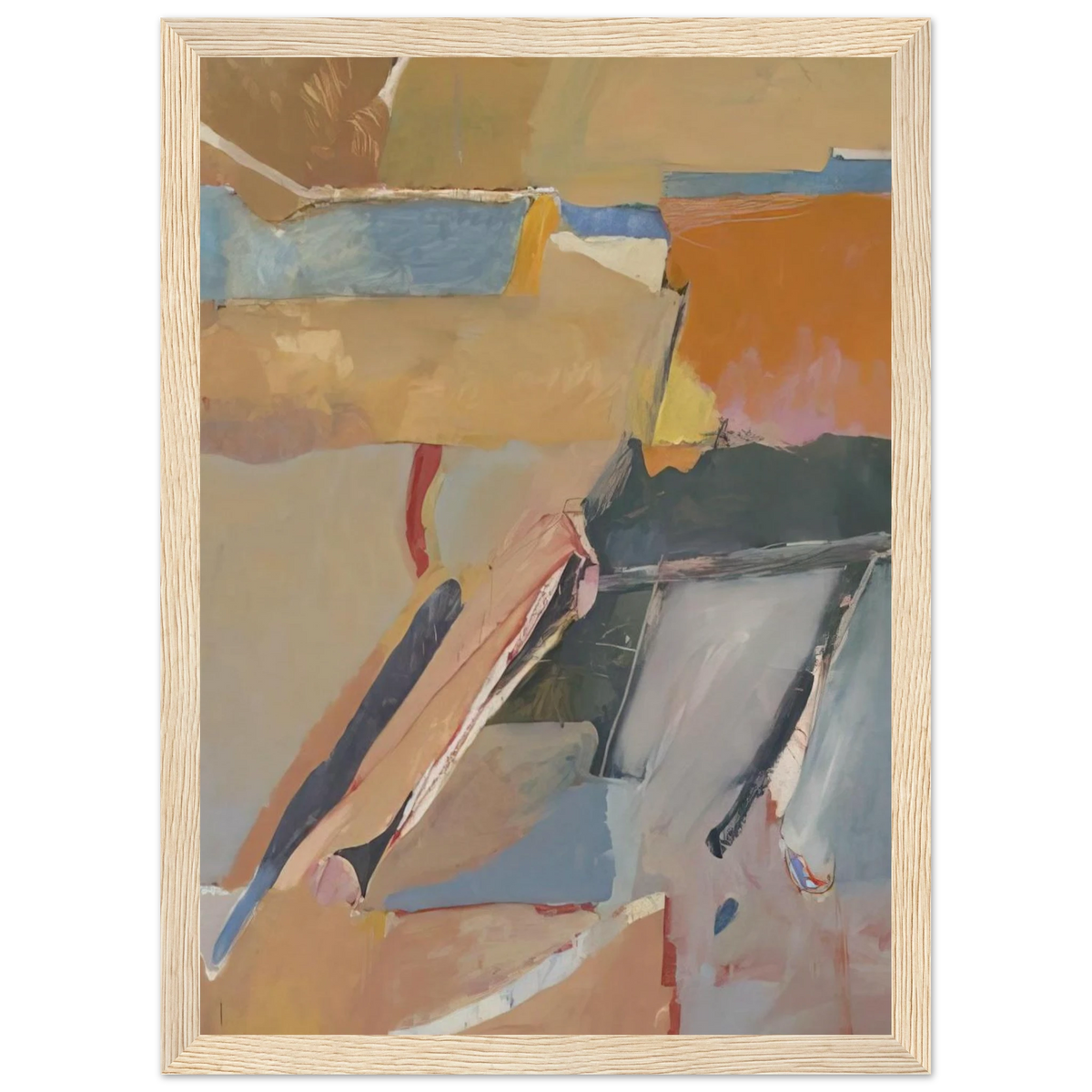 Berkeley #8 Framed Poster | Richard Diebenkorn Framed Prints Wall Art | Richard Diebenkorn Shop