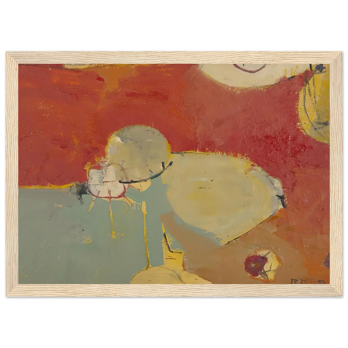 Untitled #2 Sausalito Framed Poster | Richard Diebenkorn Framed Prints Wall Art | Richard Diebenkorn Shop