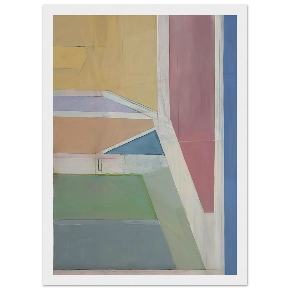 Ocean Park #27 Framed Poster | Richard Diebenkorn Framed Prints Wall Art | Richard Diebenkorn Shop