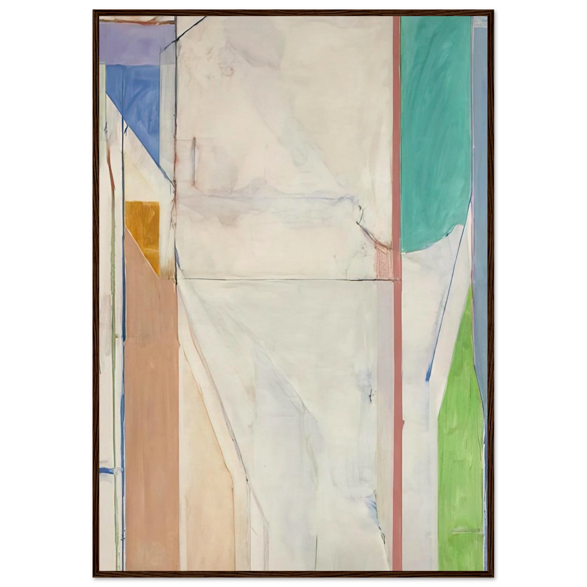 Ocean Park #43 Framed Poster | Richard Diebenkorn Framed Prints Wall Art | Richard Diebenkorn Shop