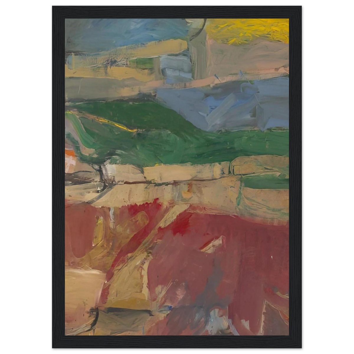 Berkeley #32 Framed Poster | Richard Diebenkorn Framed Prints Wall Art | Richard Diebenkorn Shop