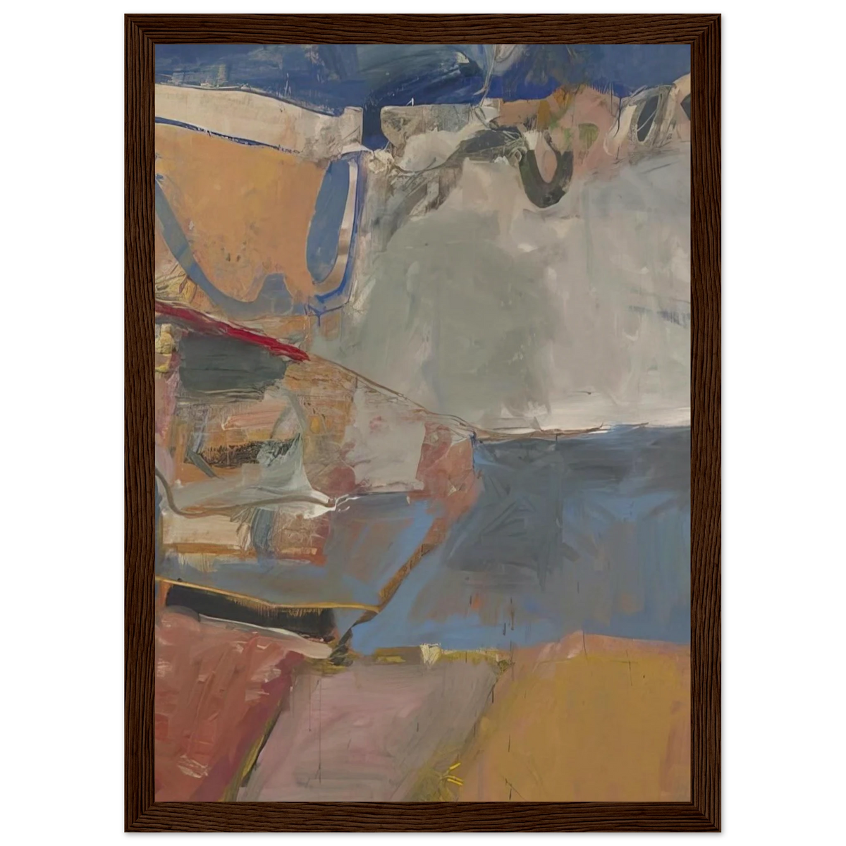 Berkeley #22 Framed Poster | Richard Diebenkorn Framed Prints Wall Art | Richard Diebenkorn Shop