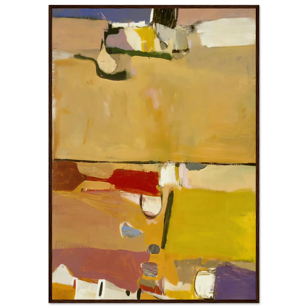 A Day at the Races Framed Poster | Richard Diebenkorn Framed Prints Wall Art | Richard Diebenkorn Shop