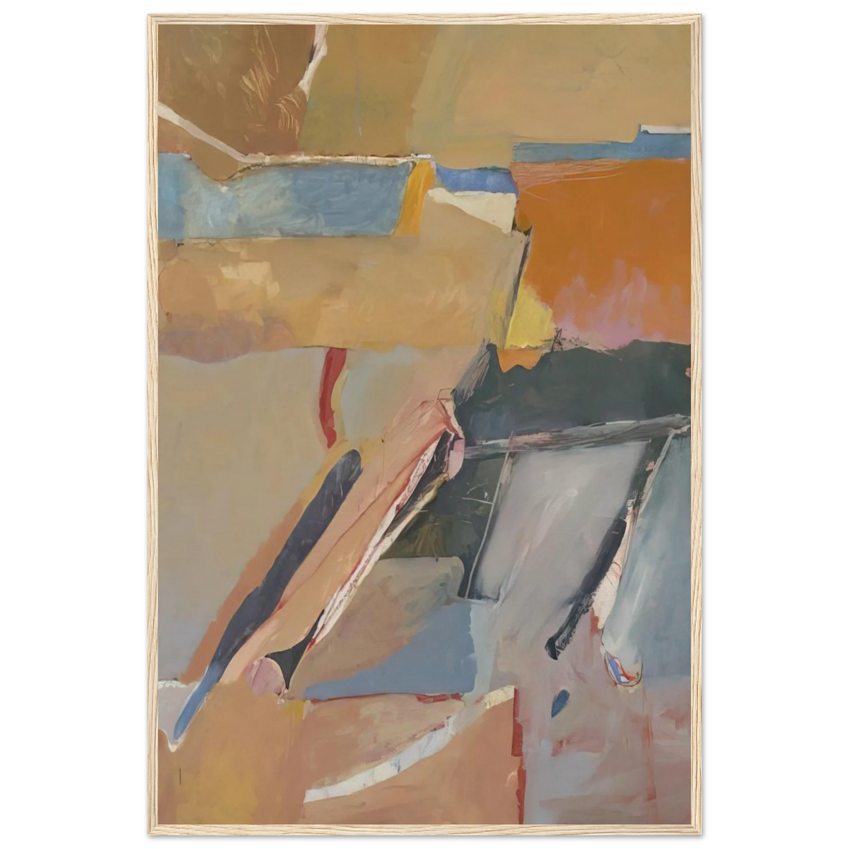 Berkeley #8 Framed Poster | Richard Diebenkorn Framed Prints Wall Art | Richard Diebenkorn Shop