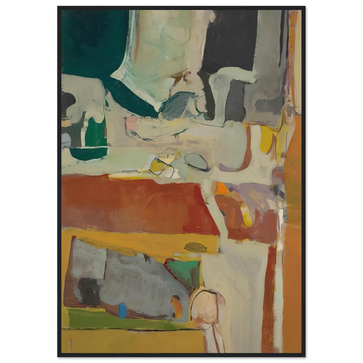 Urbana #4 Framed Poster | Richard Diebenkorn Framed Prints Wall Art | Richard Diebenkorn Shop