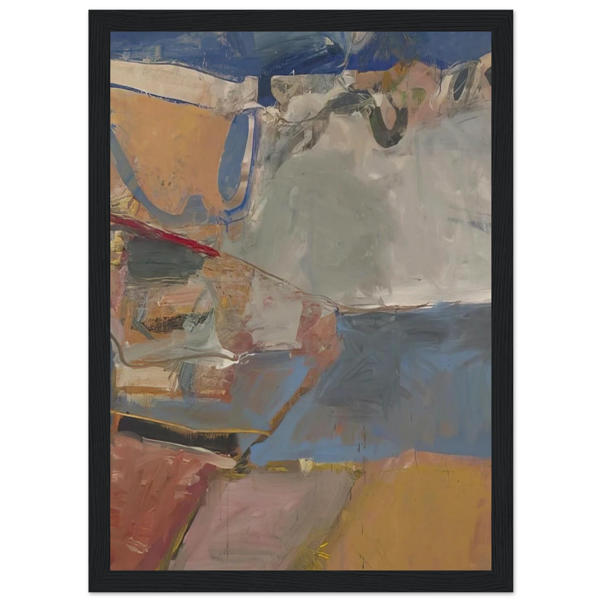 Berkeley #22 Framed Poster | Richard Diebenkorn Framed Prints Wall Art | Richard Diebenkorn Shop