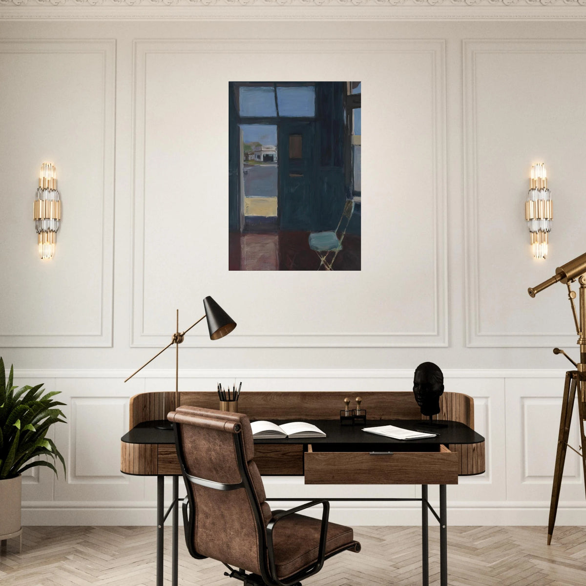 Interior with Doorway Canvas | Richard Diebenkorn Canvas | Richard Diebenkorn Shop