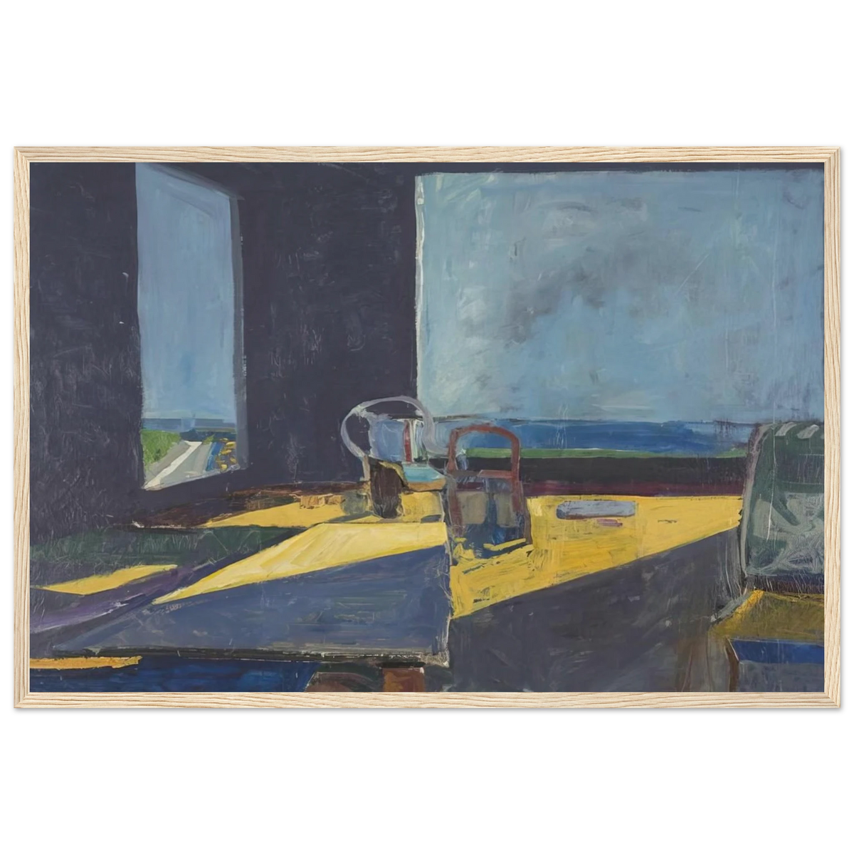 Interior with View of the Ocean Framed Poster | Richard Diebenkorn Framed Prints Wall Art | Richard Diebenkorn Shop