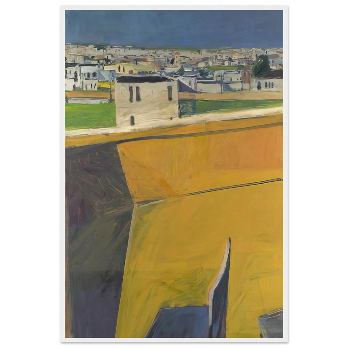Yellow Porch Framed Poster | Richard Diebenkorn Framed Prints Wall Art | Richard Diebenkorn Shop