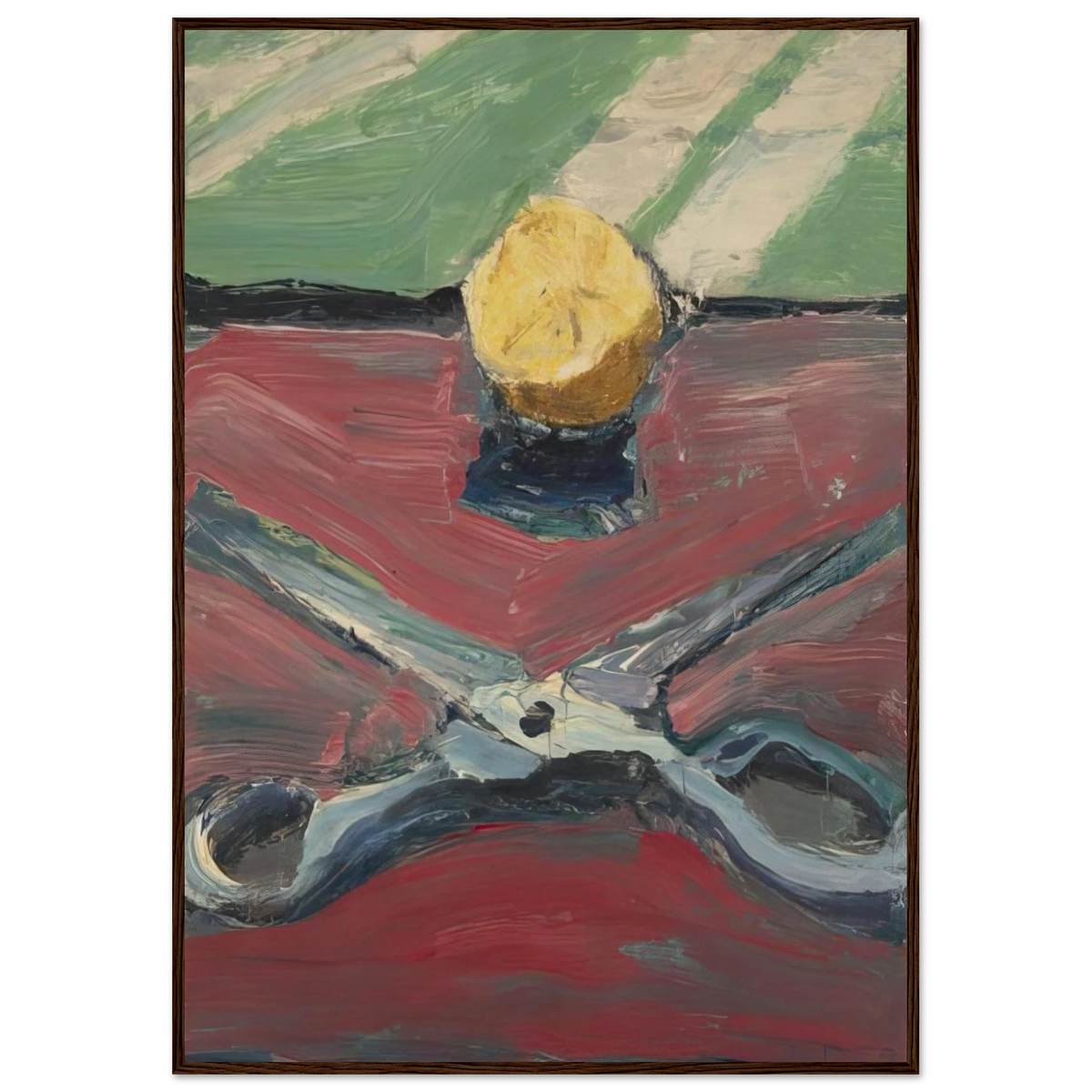 Scissors and Lemon, II Framed Poster | Richard Diebenkorn Framed Prints Wall Art | Richard Diebenkorn Shop