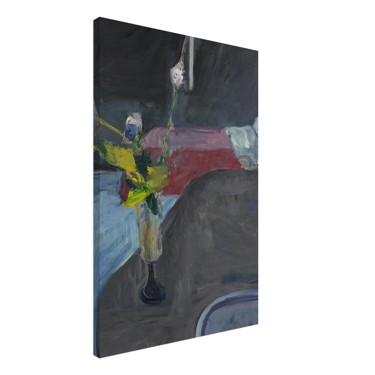 Interior with Flowers Canvas | Richard Diebenkorn Canvas | Richard Diebenkorn Shop
