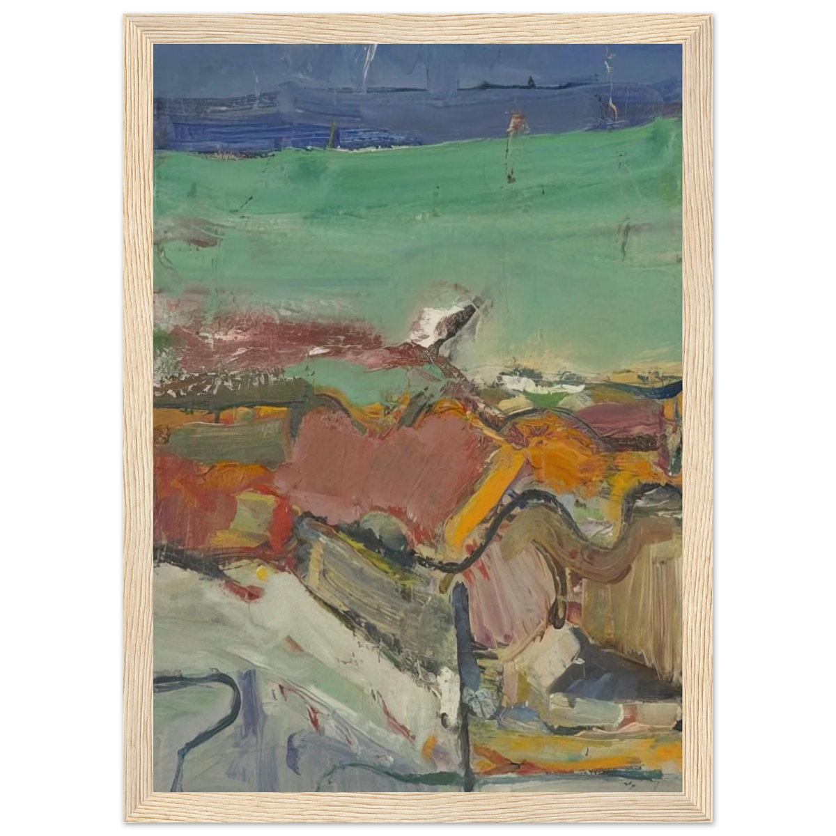 Berkeley Framed Poster | Richard Diebenkorn Framed Prints Wall Art | Richard Diebenkorn Shop