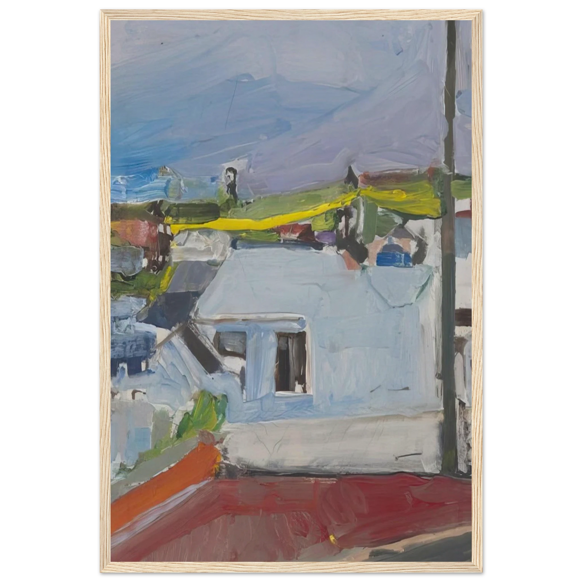Chabot Valley Framed Poster | Richard Diebenkorn Framed Prints Wall Art | Richard Diebenkorn Shop