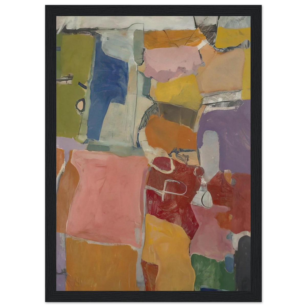 Urbana Framed Poster | Richard Diebenkorn Framed Prints Wall Art | Richard Diebenkorn Shop