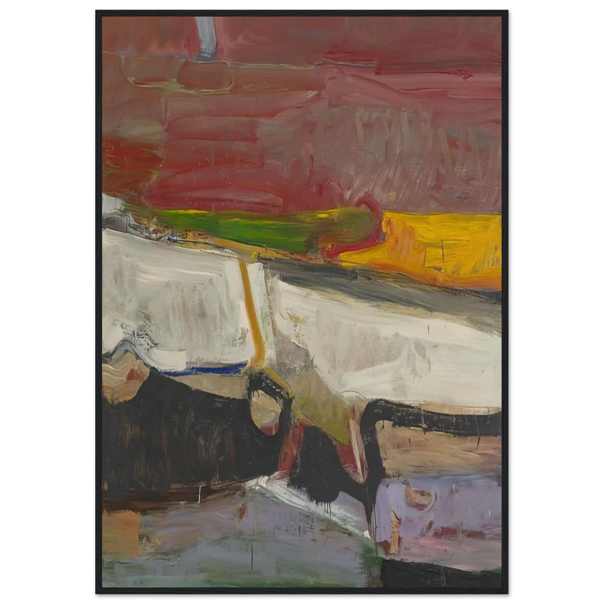Berkeley #59 Framed Poster | Richard Diebenkorn Framed Prints Wall Art | Richard Diebenkorn Shop