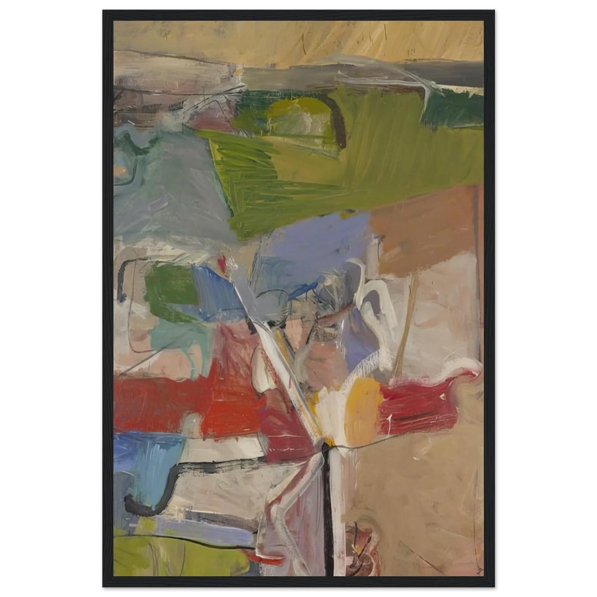 Berkeley #23 Framed Poster | Richard Diebenkorn Framed Prints Wall Art | Richard Diebenkorn Shop