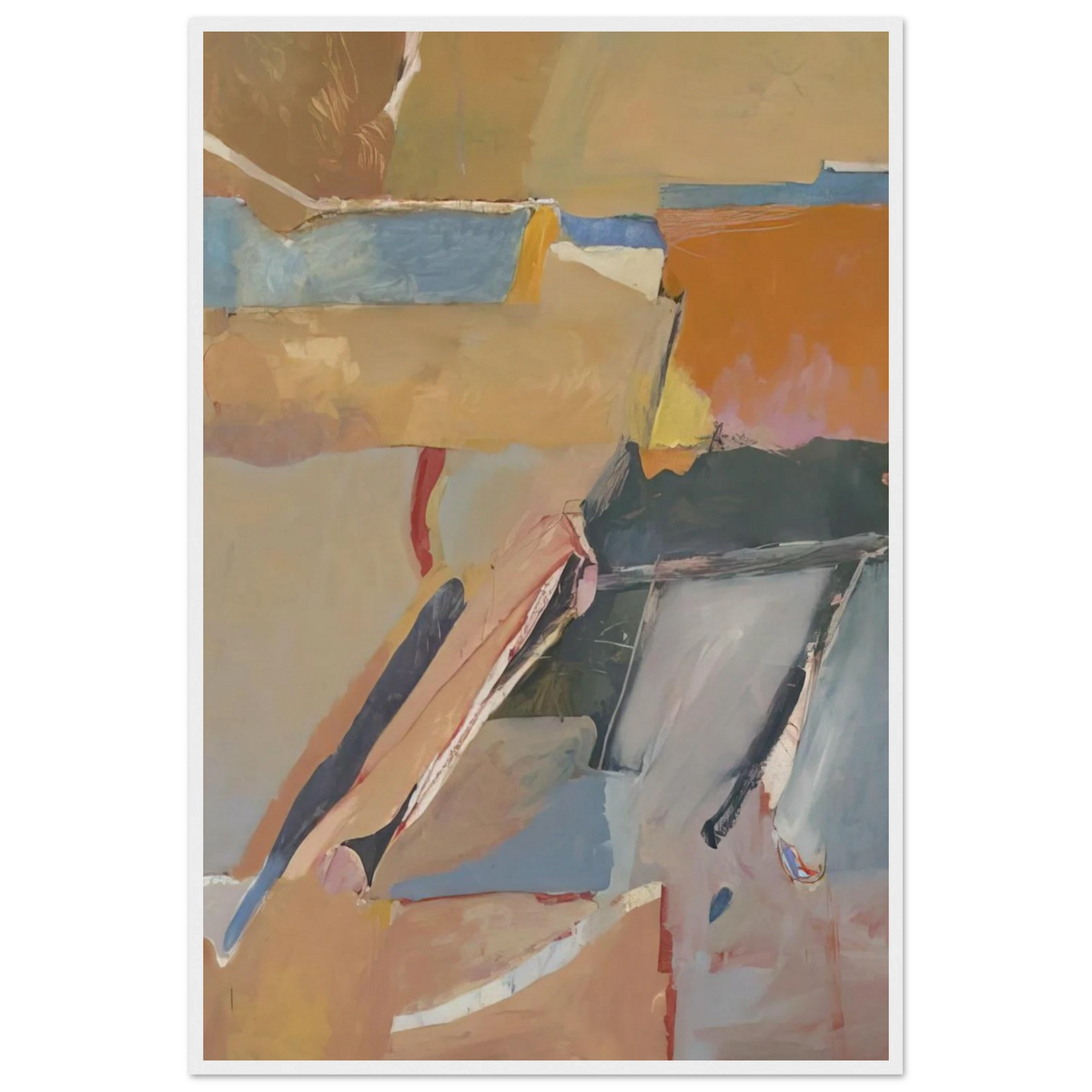 Berkeley #8 Framed Poster | Richard Diebenkorn Framed Prints Wall Art | Richard Diebenkorn Shop