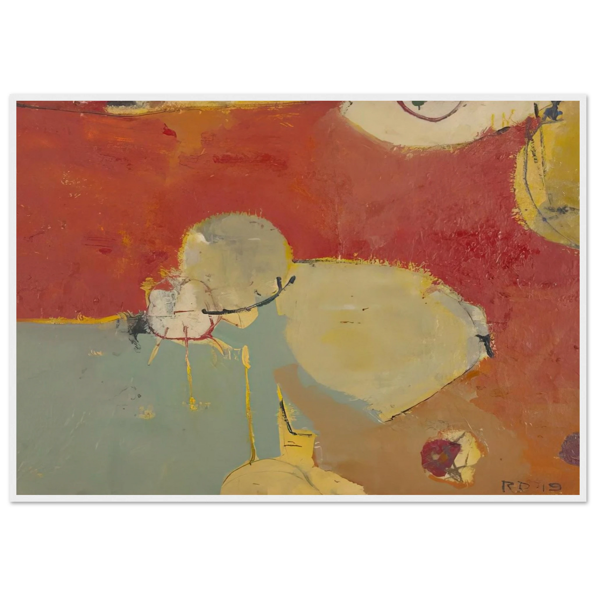 Untitled #2 Sausalito Framed Poster | Richard Diebenkorn Framed Prints Wall Art | Richard Diebenkorn Shop
