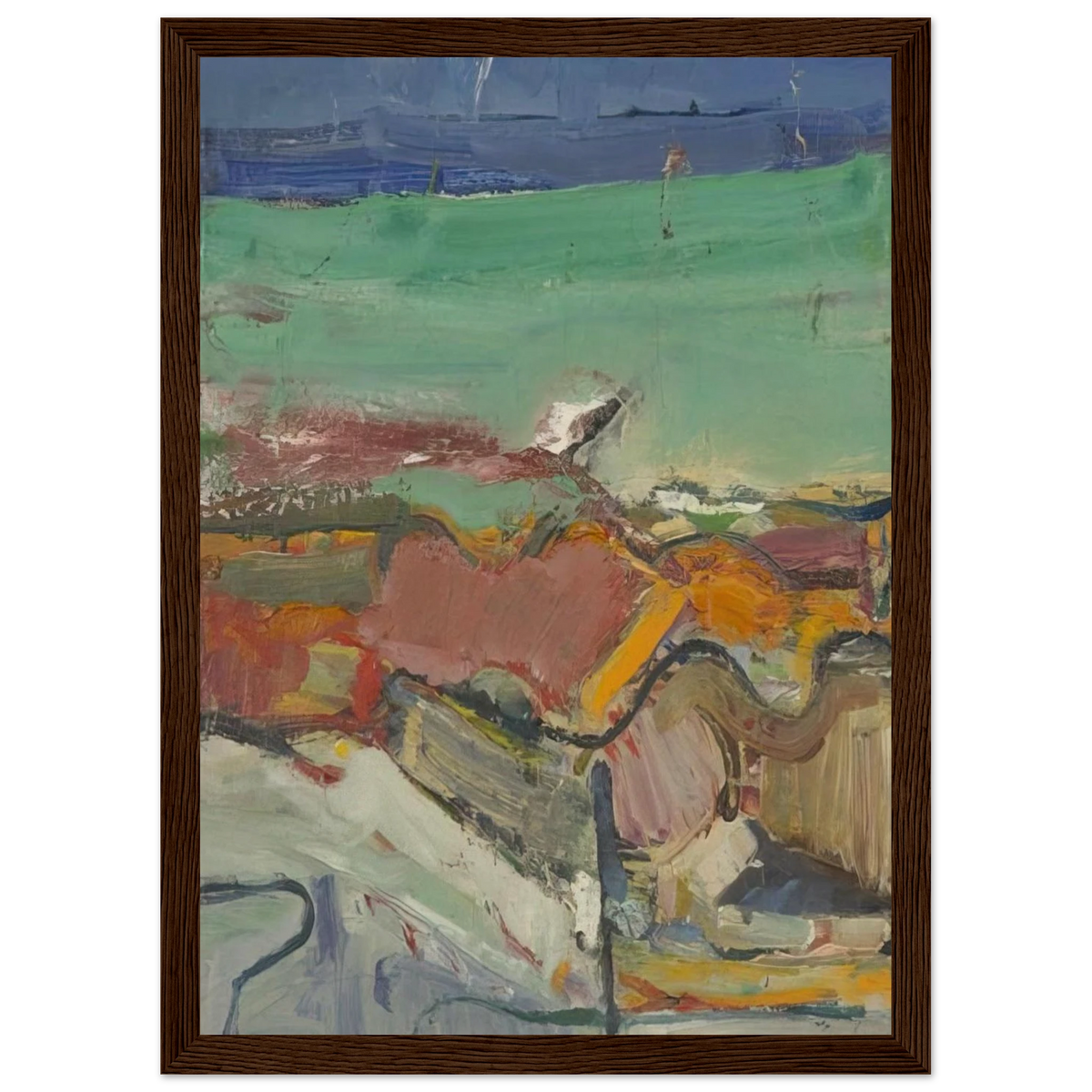 Berkeley Framed Poster | Richard Diebenkorn Framed Prints Wall Art | Richard Diebenkorn Shop