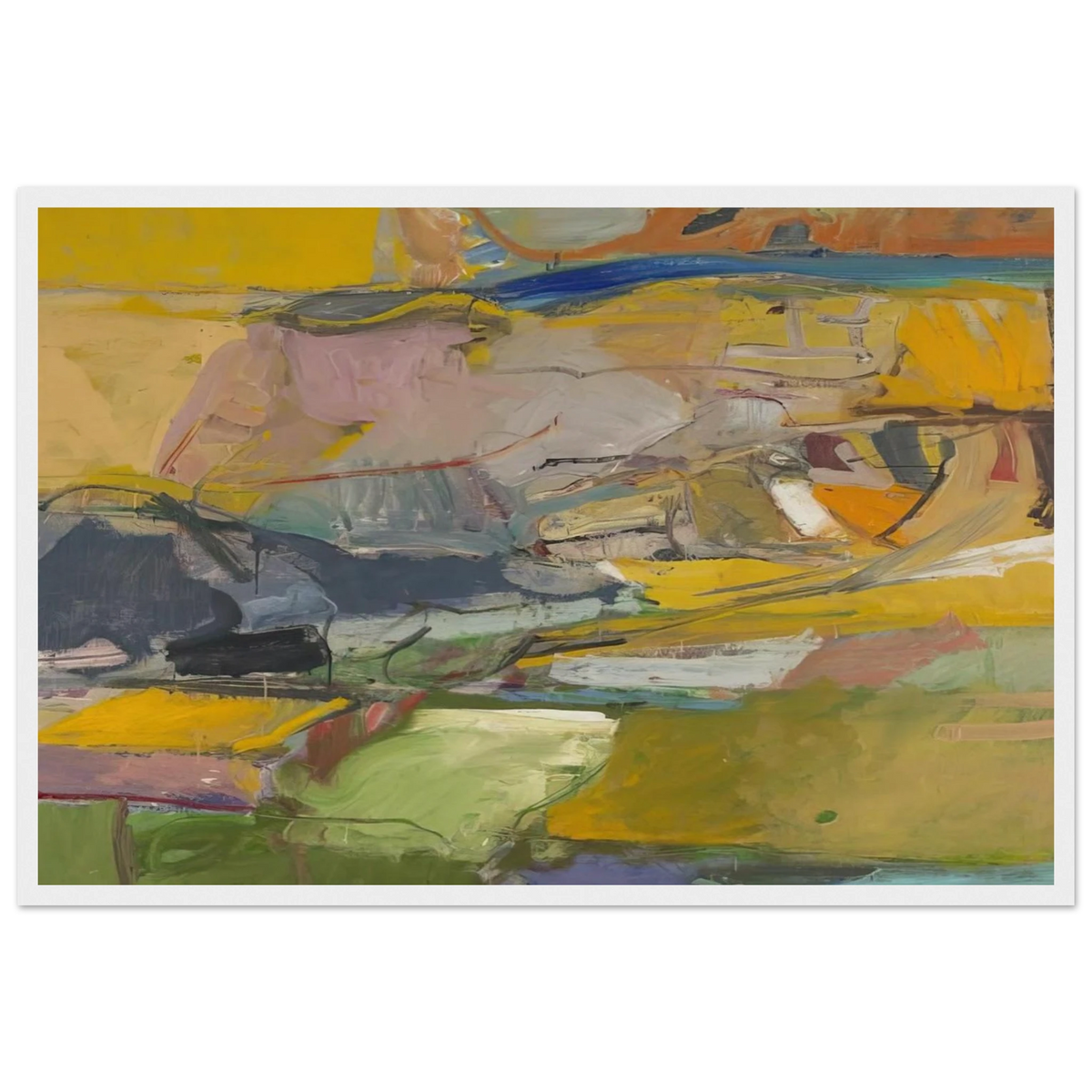 Berkeley #57 Framed Poster | Richard Diebenkorn Framed Prints Wall Art | Richard Diebenkorn Shop