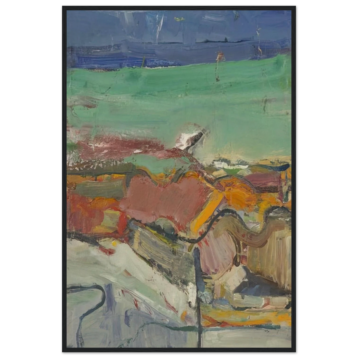 Berkeley Framed Poster | Richard Diebenkorn Framed Prints Wall Art | Richard Diebenkorn Shop