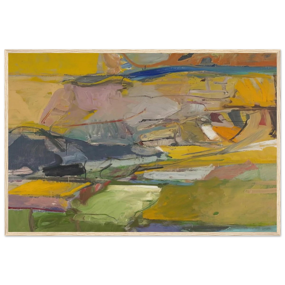 Berkeley #57 Framed Poster | Richard Diebenkorn Framed Prints Wall Art | Richard Diebenkorn Shop