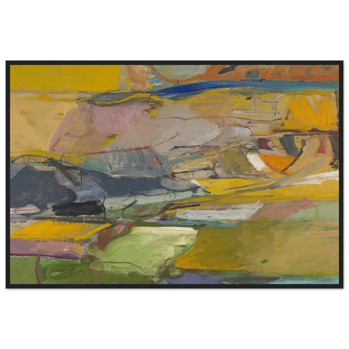 Berkeley #57 Framed Poster | Richard Diebenkorn Framed Prints Wall Art | Richard Diebenkorn Shop