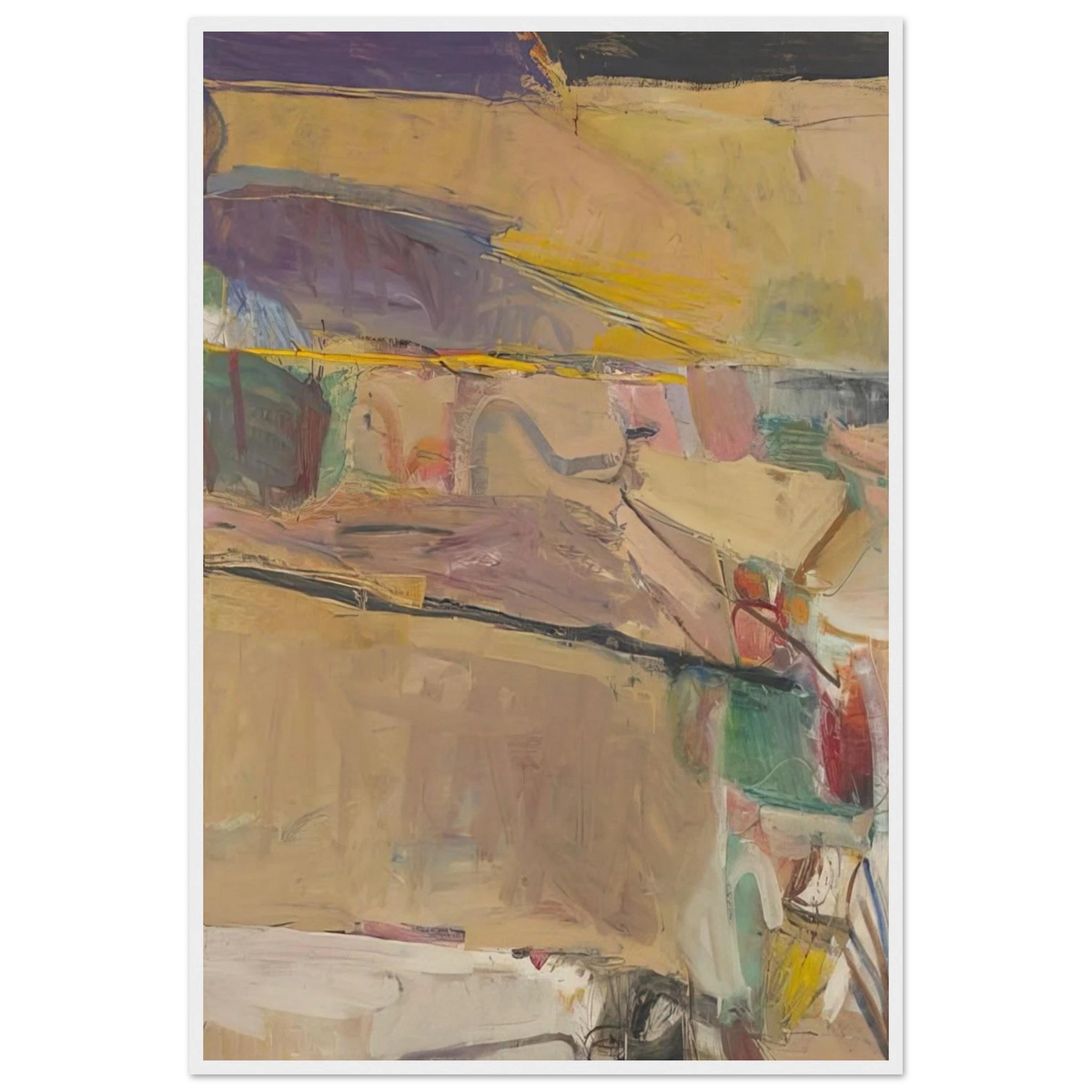 Berkeley #54 Framed Poster | Richard Diebenkorn Framed Prints Wall Art | Richard Diebenkorn Shop