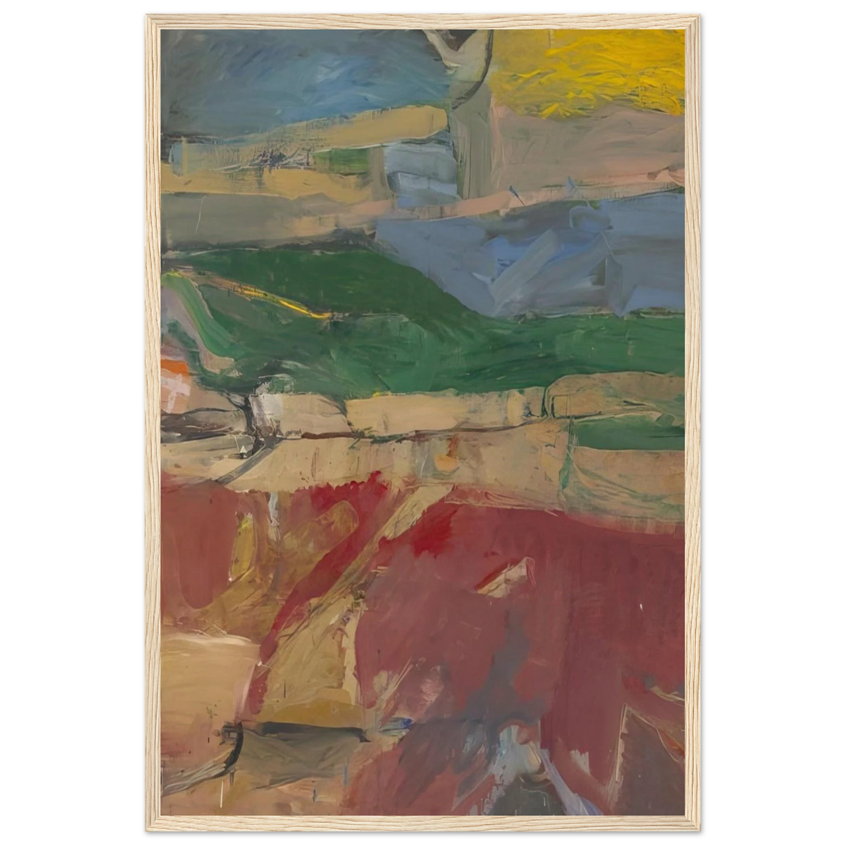 Berkeley #32 Framed Poster | Richard Diebenkorn Framed Prints Wall Art | Richard Diebenkorn Shop