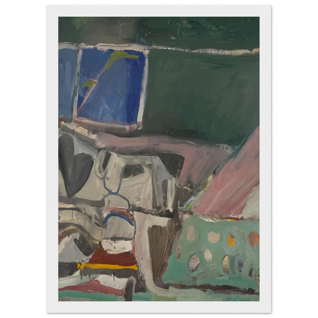 Berkeley #58 Framed Poster | Richard Diebenkorn Framed Prints Wall Art | Richard Diebenkorn Shop