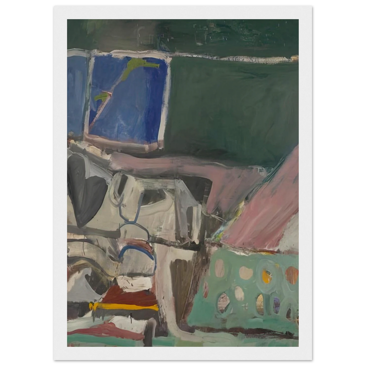Berkeley #58 Framed Poster | Richard Diebenkorn Framed Prints Wall Art | Richard Diebenkorn Shop