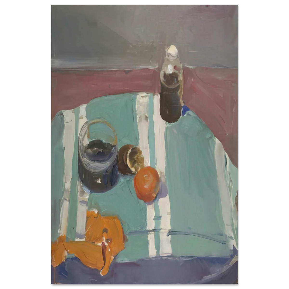 Still Life with Orange Peel Poster | Richard Diebenkorn Poster | Richard Diebenkorn Shop