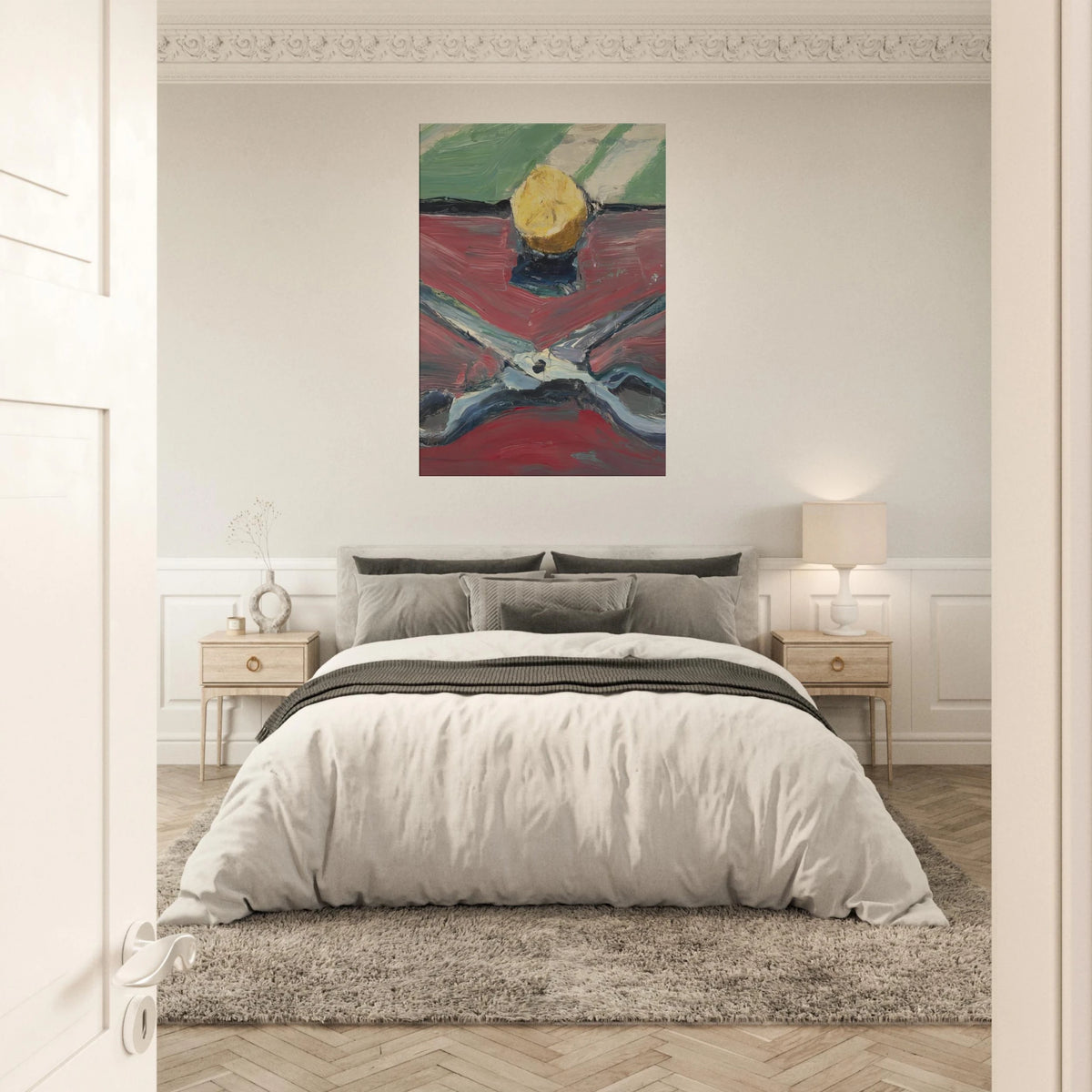 Scissors and Lemon, II Canvas | Richard Diebenkorn Canvas | Richard Diebenkorn Shop