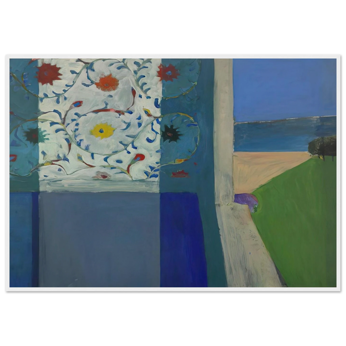 Recollections of a Visit to Leningrad Framed Poster | Richard Diebenkorn Framed Prints Wall Art | Richard Diebenkorn Shop