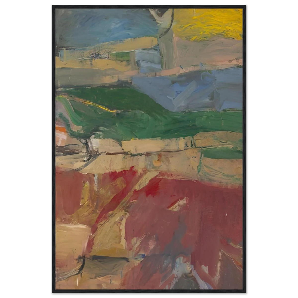 Berkeley #32 Framed Poster | Richard Diebenkorn Framed Prints Wall Art | Richard Diebenkorn Shop