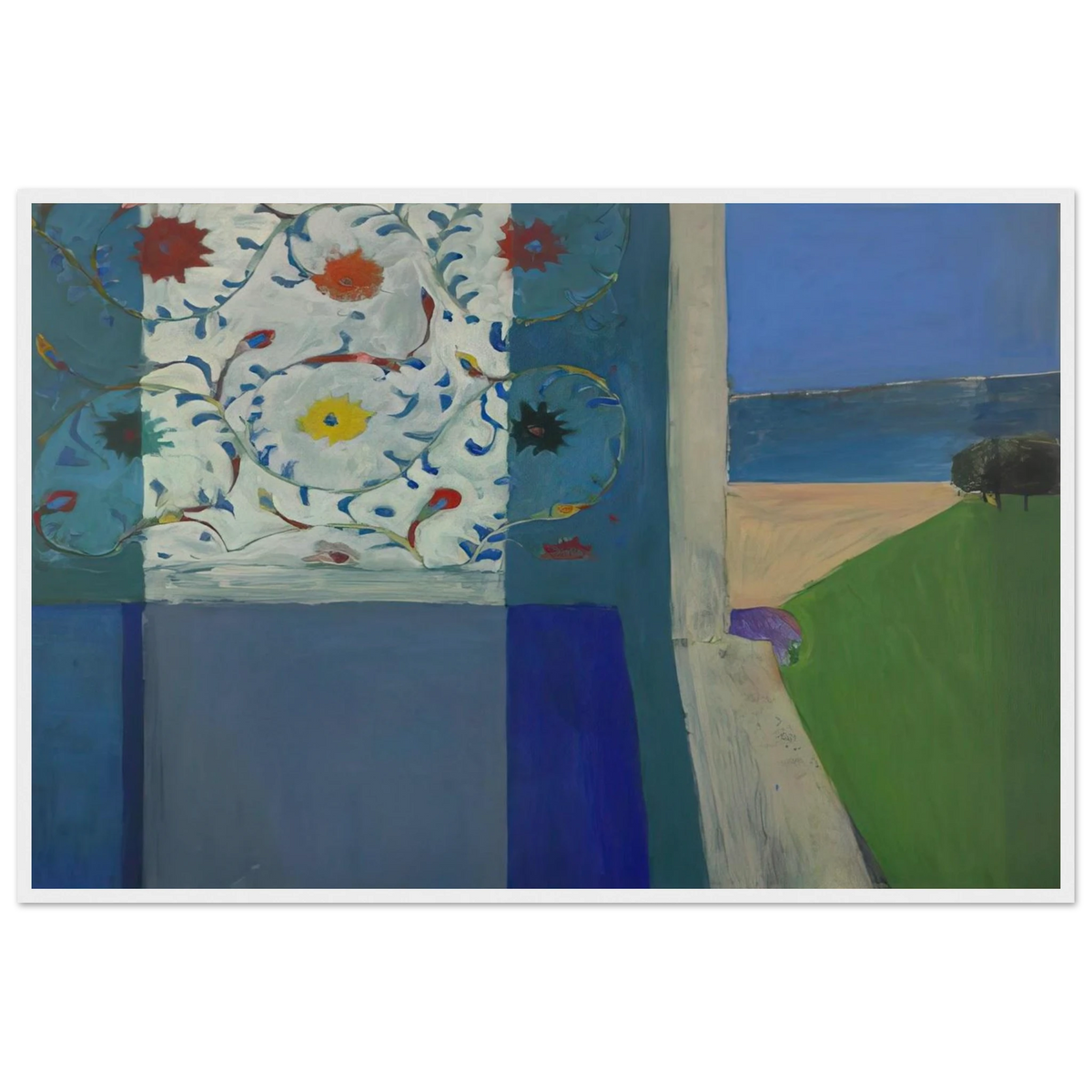 Recollections of a Visit to Leningrad Framed Poster | Richard Diebenkorn Framed Prints Wall Art | Richard Diebenkorn Shop