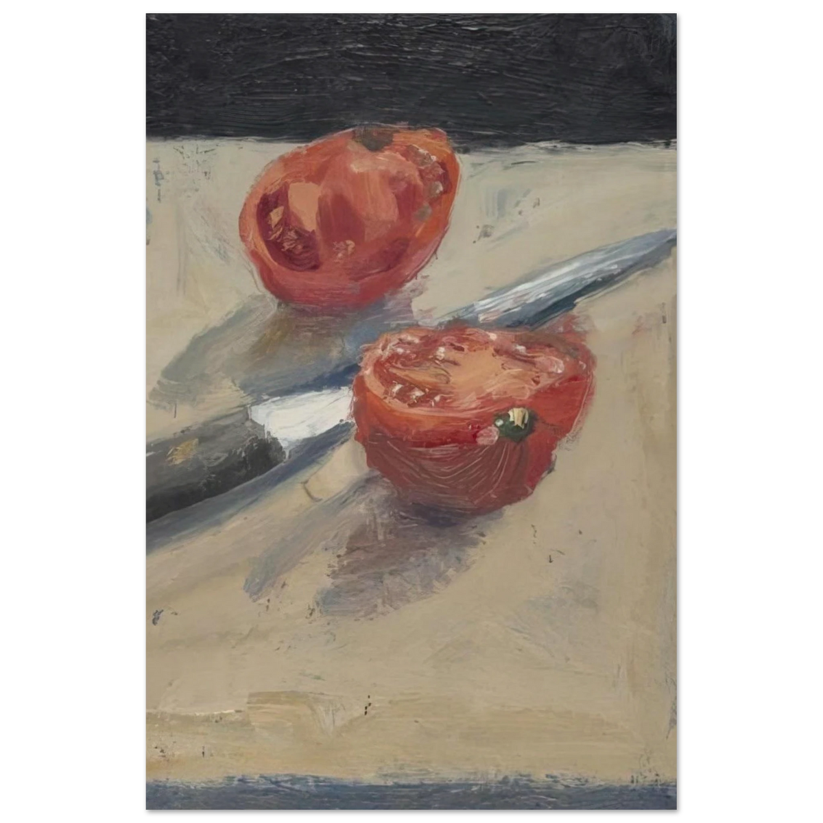 Knife  Tomato I Poster | Richard Diebenkorn Poster | Richard Diebenkorn Shop