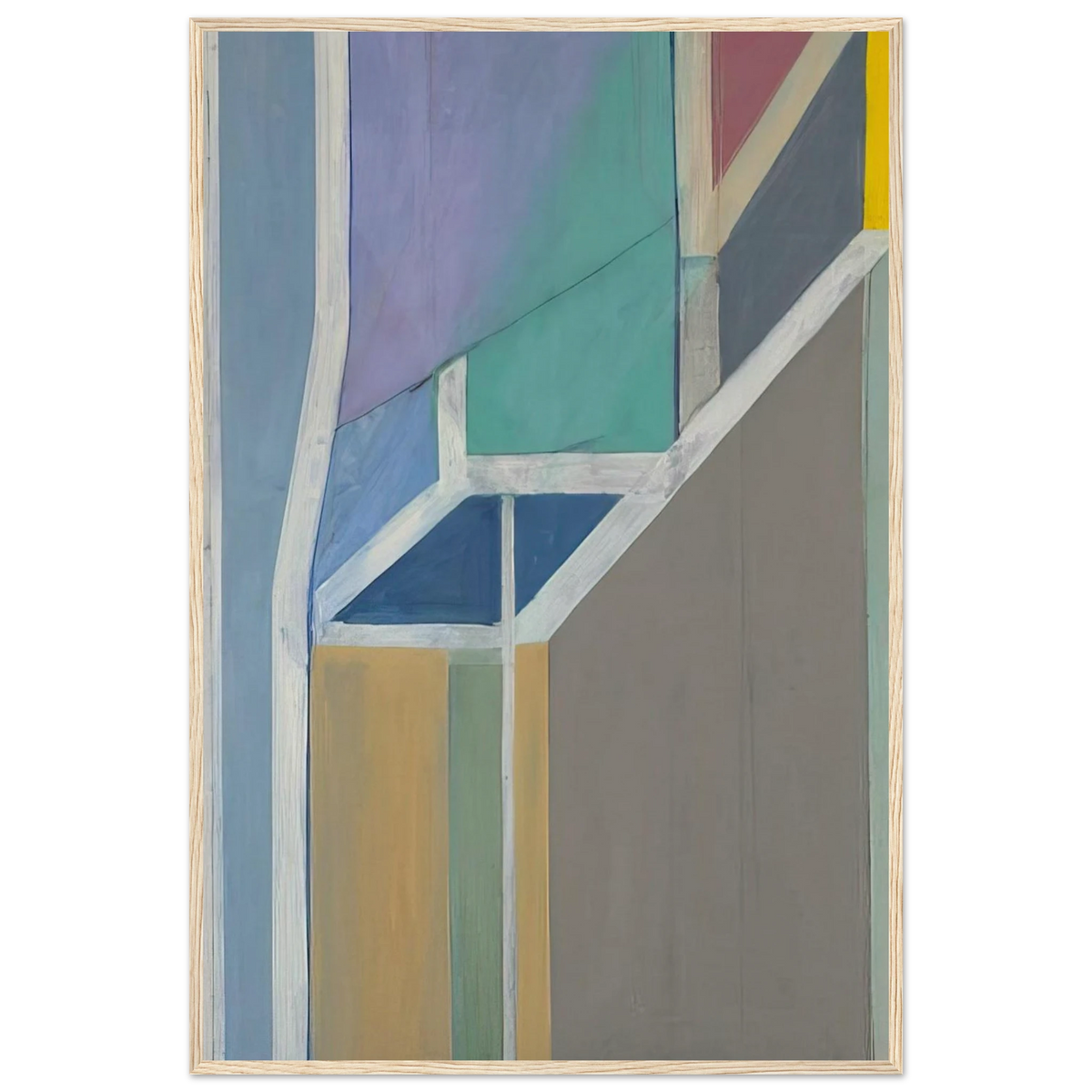 Ocean Park #19 Framed Poster | Richard Diebenkorn Framed Prints Wall Art | Richard Diebenkorn Shop