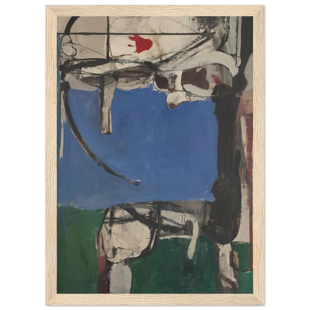 Urbana #2 The Archer Framed Poster | Richard Diebenkorn Framed Prints Wall Art | Richard Diebenkorn Shop