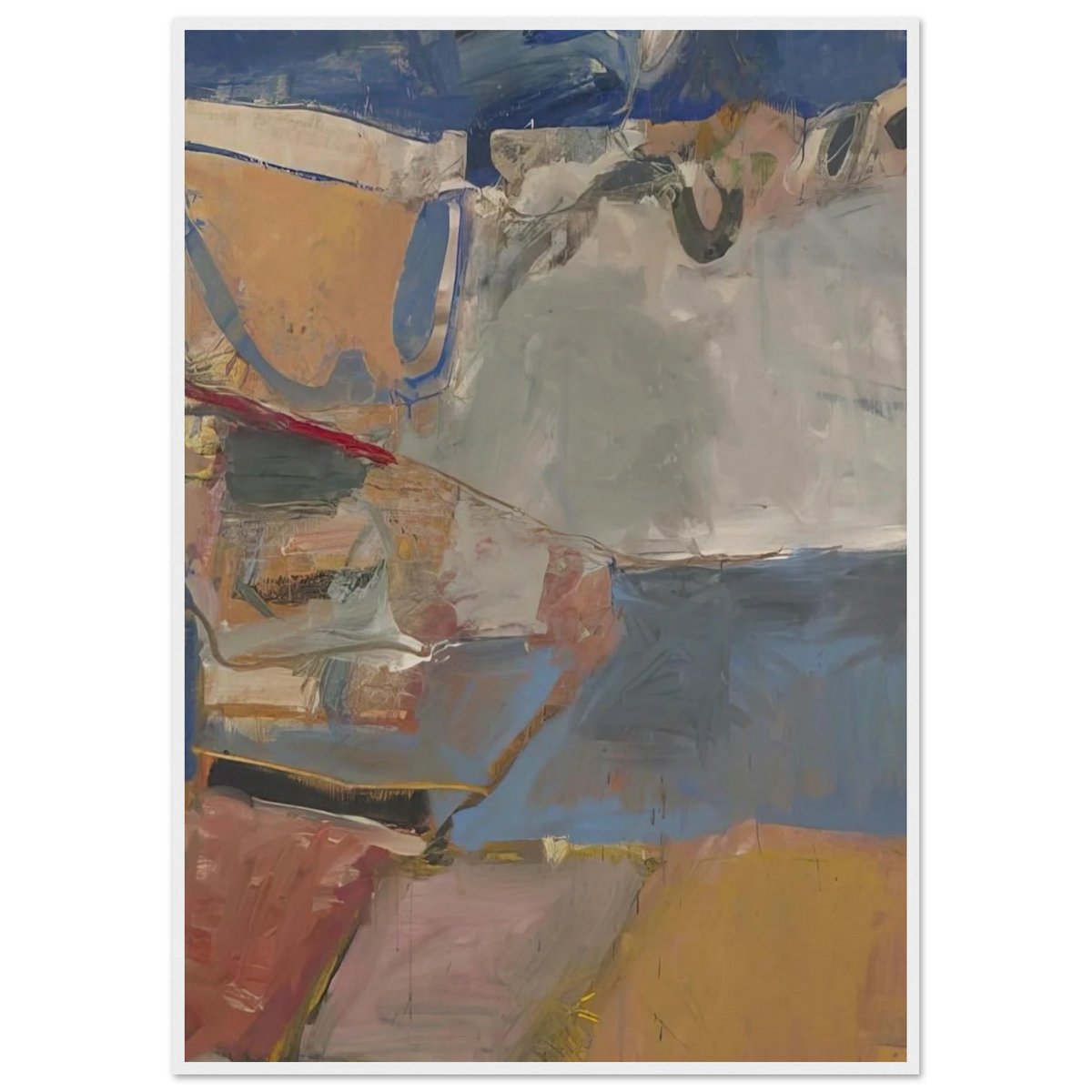 Berkeley #22 Framed Poster | Richard Diebenkorn Framed Prints Wall Art | Richard Diebenkorn Shop