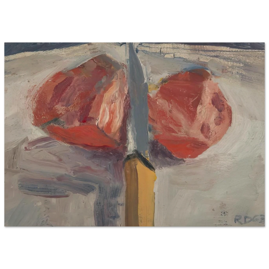 Tomato and Knife Poster | Richard Diebenkorn Poster | Richard Diebenkorn Shop