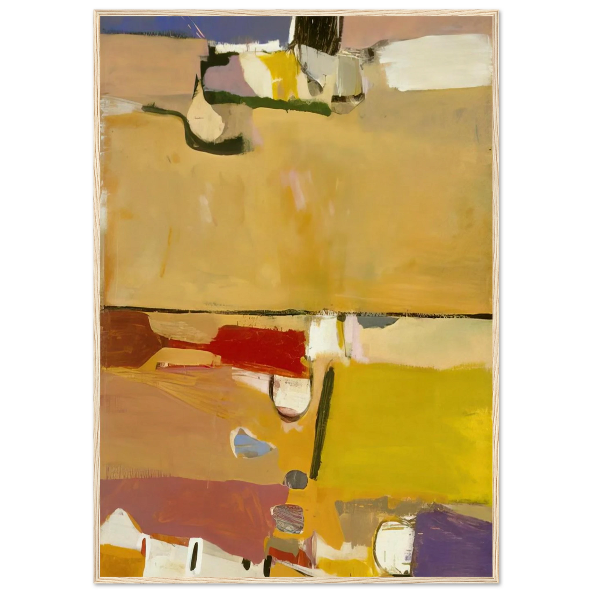 A Day at the Races Framed Poster | Richard Diebenkorn Framed Prints Wall Art | Richard Diebenkorn Shop