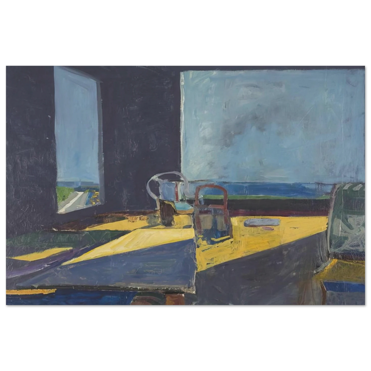 Interior with View of the Ocean Poster | Richard Diebenkorn Poster | Richard Diebenkorn Shop