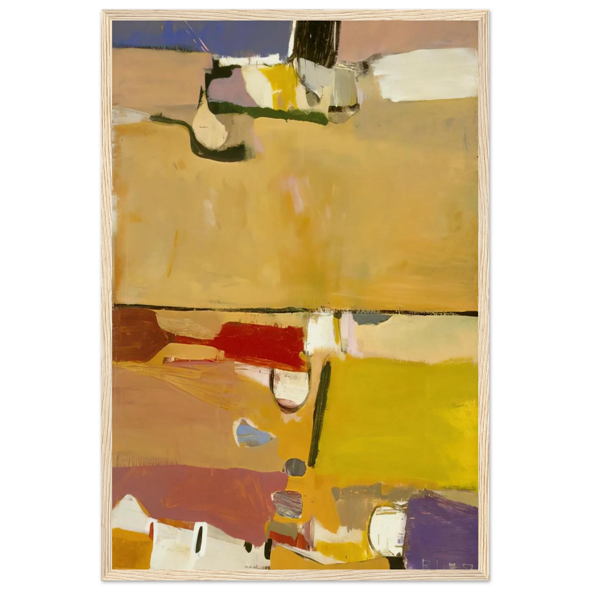 A Day at the Races Framed Poster | Richard Diebenkorn Framed Prints Wall Art | Richard Diebenkorn Shop