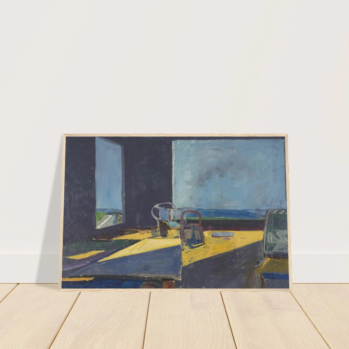 Interior with View of the Ocean Framed Poster | Richard Diebenkorn Framed Prints Wall Art | Richard Diebenkorn Shop